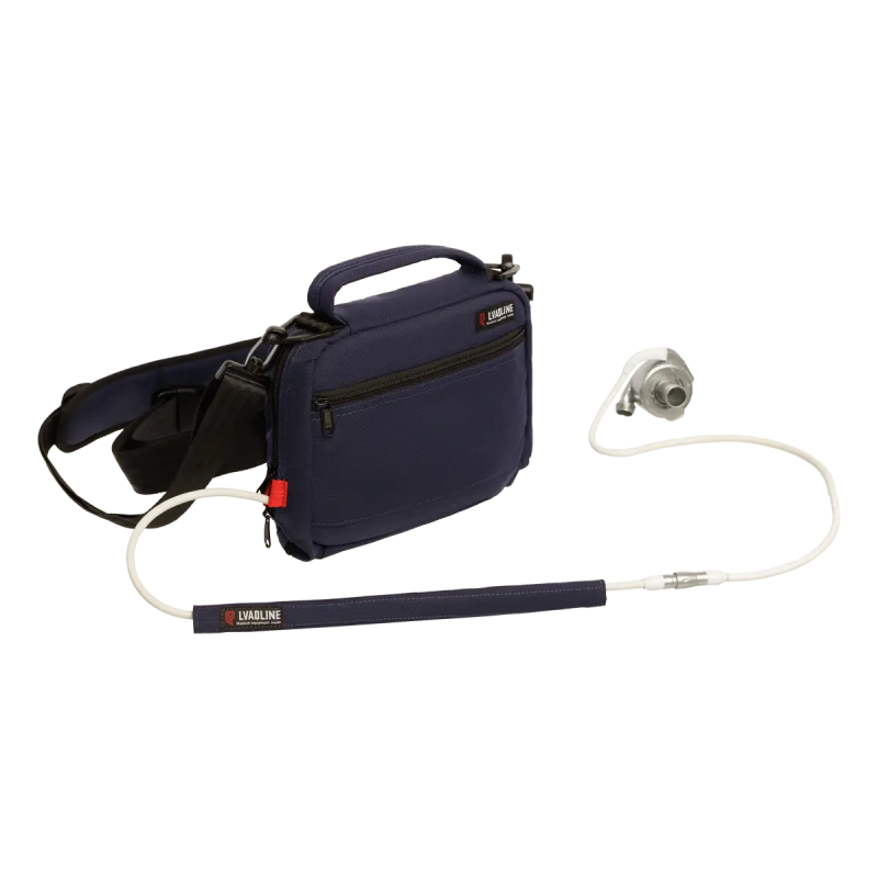 Granatowa torba LVAD na zestaw HeartMate