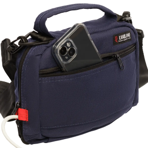 Navy Blue LVAD Bag for HeartMate